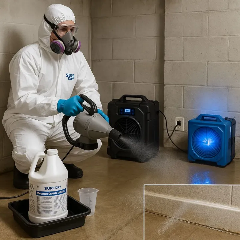 Sanitization and Odor Removal process in Luna Pier, MI