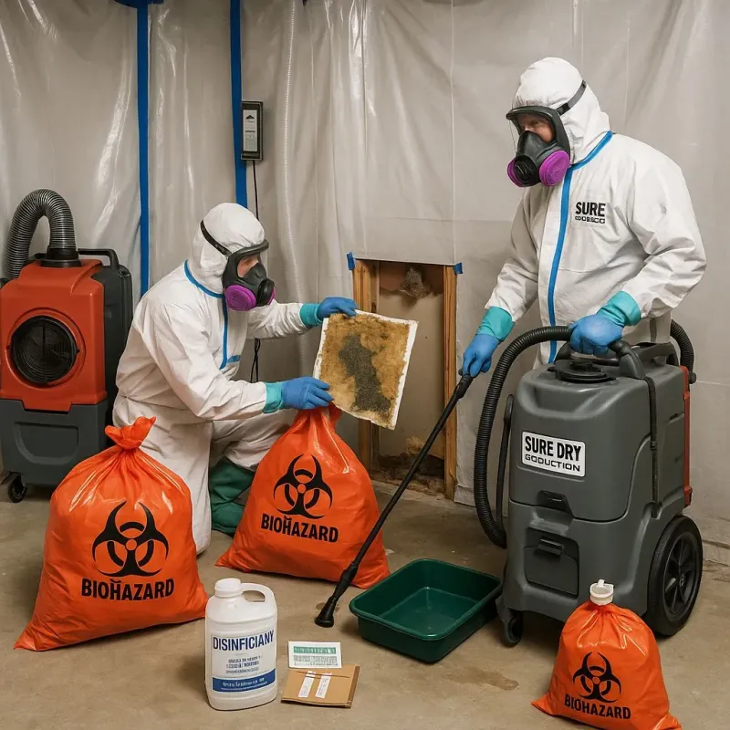 Contaminated Water Handling Protocols process in Luna Pier, MI